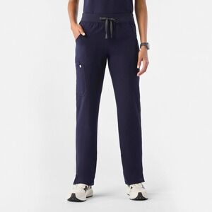 FIGS Technical Collection Kade Cargo Scrub Pants Navy Blue XXS Petite Straight